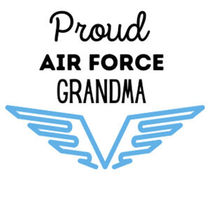 PROUD Air Force Grandma Car Decal Sticker